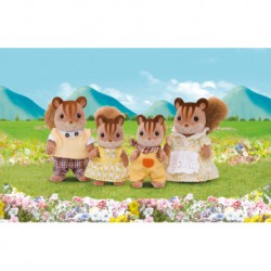 Famille écureuil roux