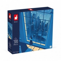 JANOD - PUZZLE LA NUIT BLEUE - 500 PCS