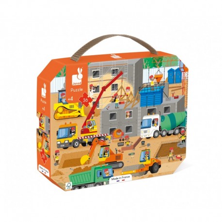 JANOD - PUZZLE CHANTIER - 36 PCS