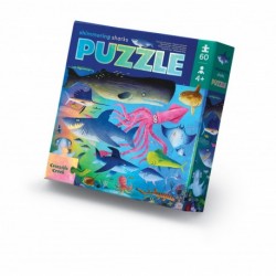 CR CREEK - Foil Puzzle Foil - Requin - 60 pcs