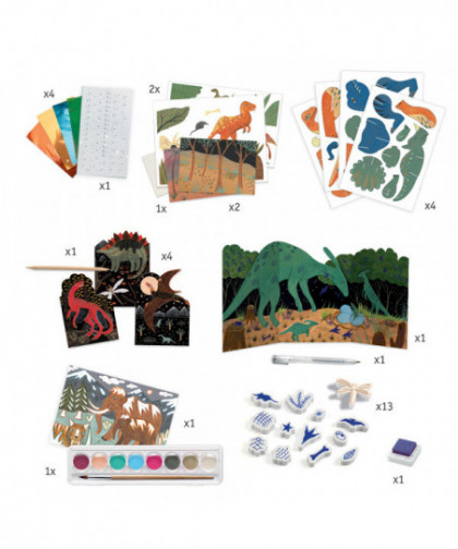 COFFRETS MULTI-ACTIVITÉS - DINO BOX