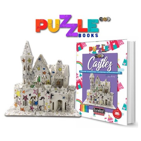Eureka 3D Puzzle Books - Châteaux