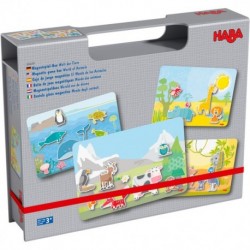 HABA - Boîte de jeu magnétique - Monde des animaux