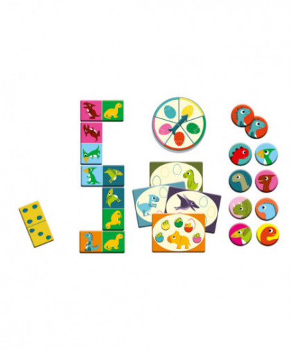 MÉMO - LOTO - DOMINO - BINGO MEMO DOMINO - DINOSAURES