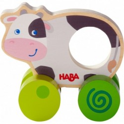 HABA - Jouet à rouler Vache