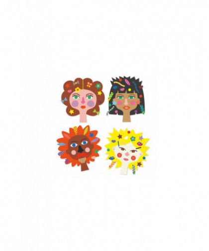 STICKERS POUR LES PETITS - COIFFEUR