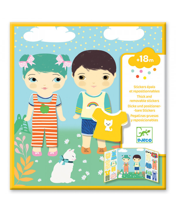 STICKERS POUR LES PETITS - LES HABITS