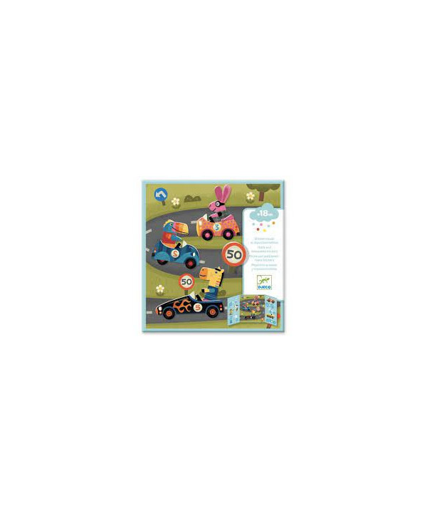 STICKERS POUR LES PETITS - LES VOITURES