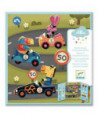 STICKERS POUR LES PETITS - LES VOITURES