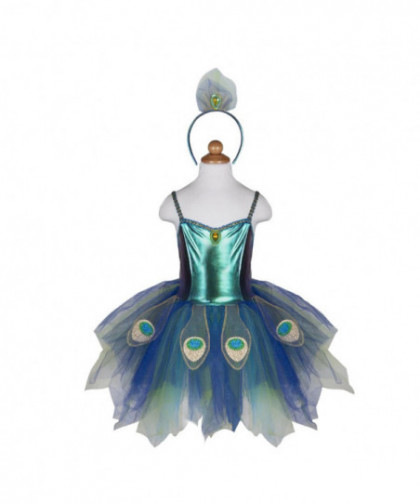 ROBE DE PAON AVEC COIFFE