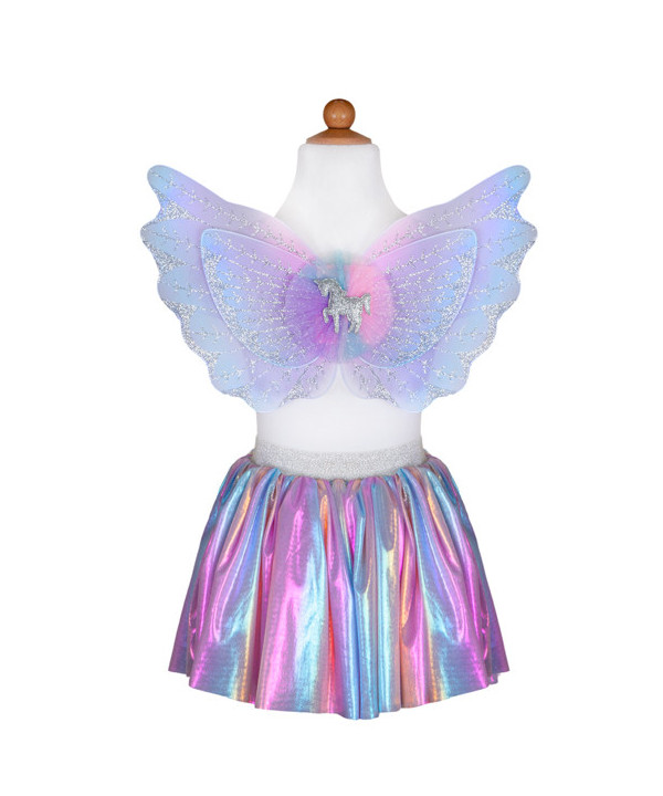 SET LICORNE JUPE ET AILES
