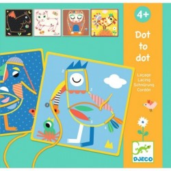 DJECO - Jeux éducatifs - Dot-to-dot - Laçage