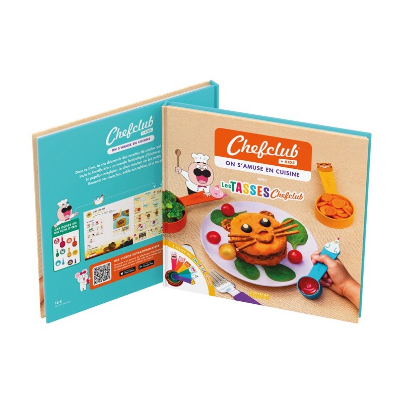 CHEF CLUB - Livre Kids : On s'amuse en Cuisine - Le zèbre à pois sprl