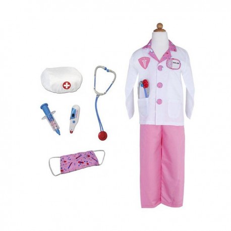 GREAT PRETENDERS - Set de docteur avec accessoires - Rose
