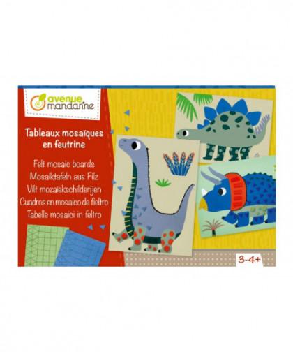 BOÎTE CRÉATIVE - TABLEAUX MOSAÏQUES EN FEUTRINE