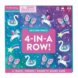 MAGNETIC BOARD GAME - UNICORN MAGIC 4-IN-A-ROW