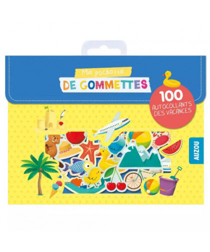 MA POCHETTE DE GOMMETTES - 100 AUTOCOLLANTS DES VACANCES
