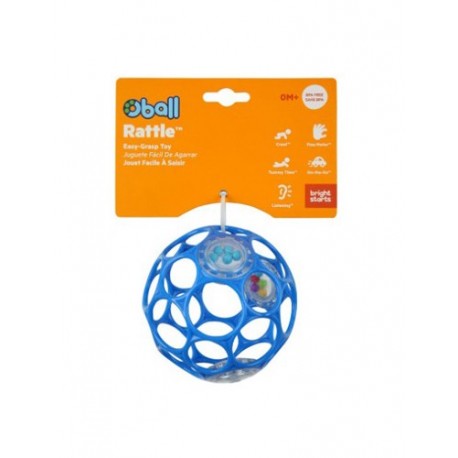OBALL RATTLE EASY-GRASP TOY - BLUE