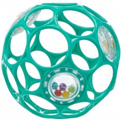 OBALL RATTLE EASY-GRASP TOY - TEAL
