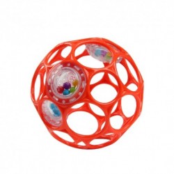 OBALL RATTLE EASY-GRASP TOY - RED