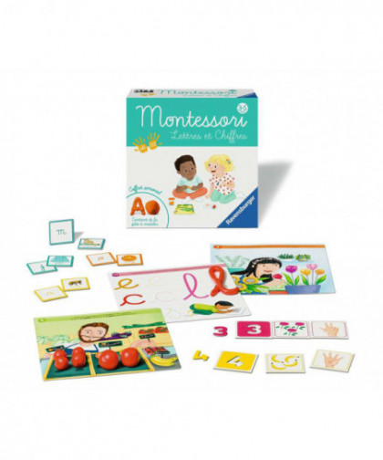 RAVENS - JEUX EDUCATIFS - MONTESSORI - MOTS ET CHIFFRES