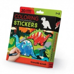 STICKERS A COLORIER - DINOSAURES