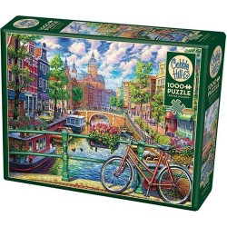 COBBLE HILL PUZZLE 1000 PIECES - AMSTERDAM CANAL