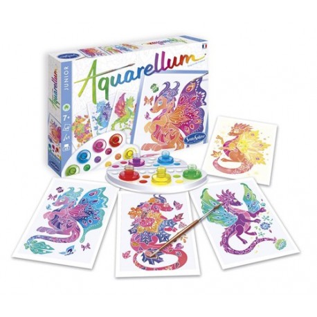 AQUARELLUM JUNIOR - DRAGONS DES 4 SAISONS