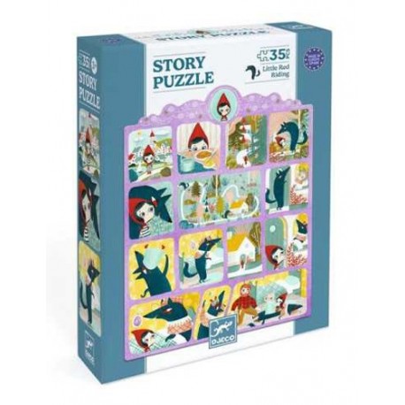 STRORY PUZZLES - LE PETIT CHAPERON ROUGE - 35 PCS