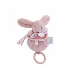 LAPIN DOUDOU - BOITE À MUSIQUE ROSE