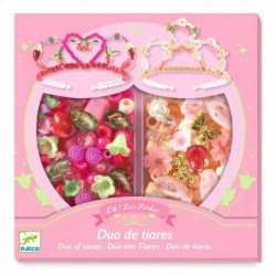 PERLES & BIJOUX - DUO DE TIARES. ROSE