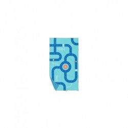 PLAYTOWEL L (180 X 100CM) - CIRCUIT BLEU