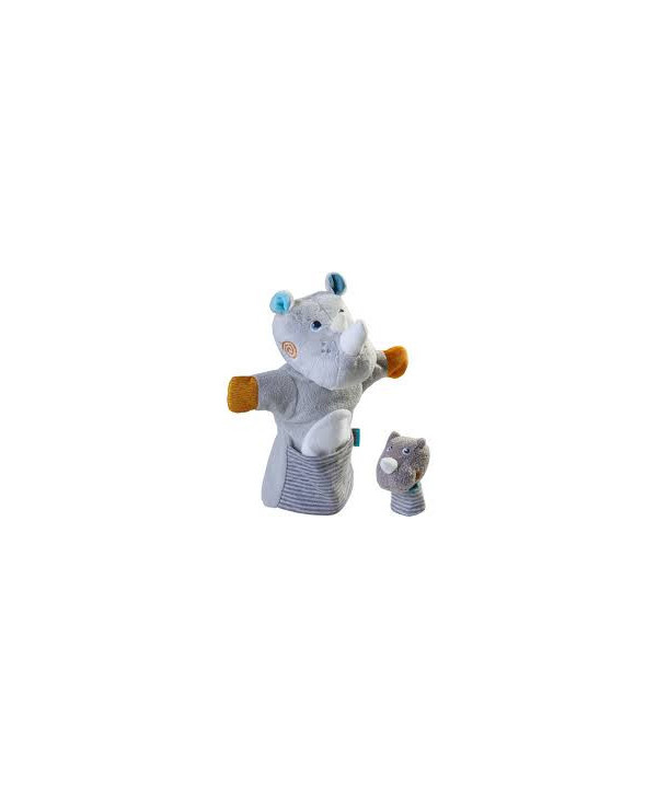 MARIONETTE RHINOCÉROS ET SON BÉBÉ