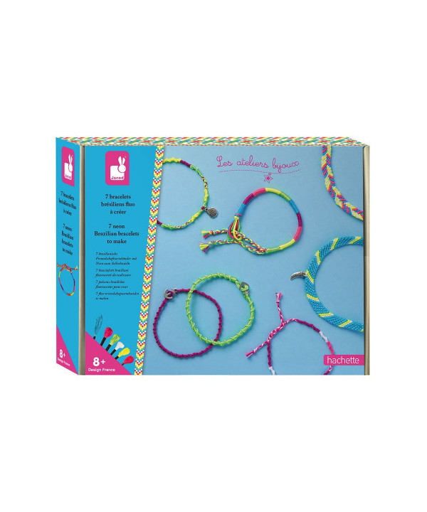 7 BRACELETS BRESILIENS FLUO A CREER