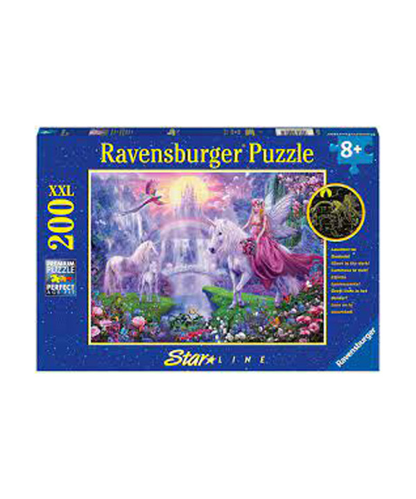 PUZZLE 200 PCS XXL - LA NUIT MAGIQUE DES LICORNES