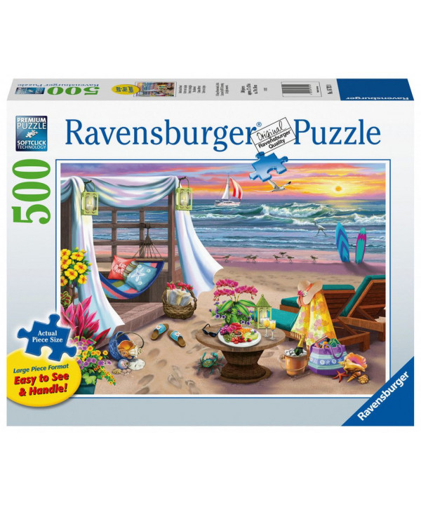 PUZZLE - 500 PCS - SOIRÉE SUR LA PLAGE
