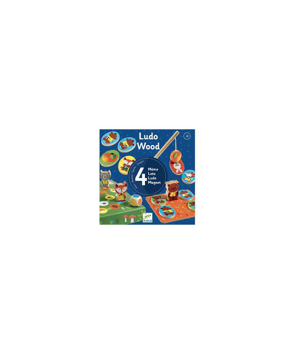 JEUX ÉDUCATIFS BOIS - LUDOWOOD - 4 GAMES