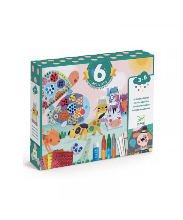 COFFRETS MULTI-ACTIVITÉS POUR LES PETITS - LES ANIMAUX